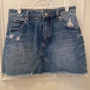 Rollas denim skirt